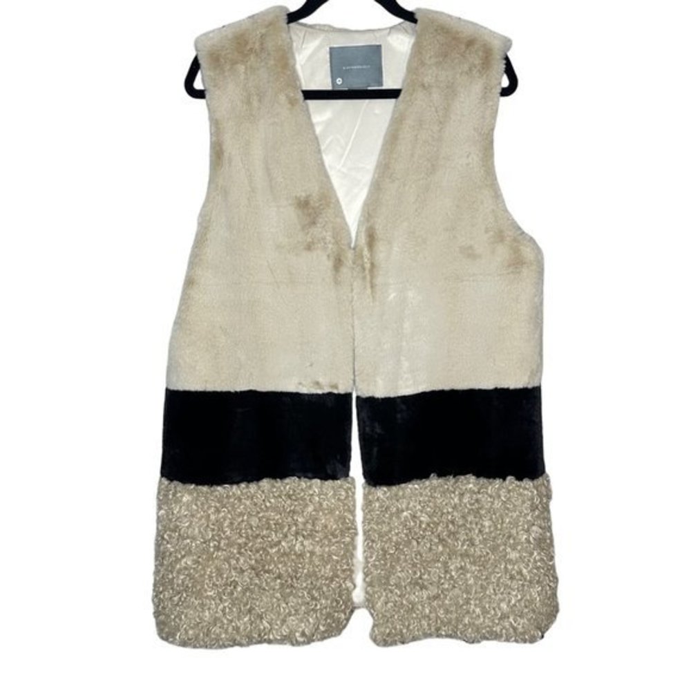 By Anthropologie Fuzzy Soft Vest One Size